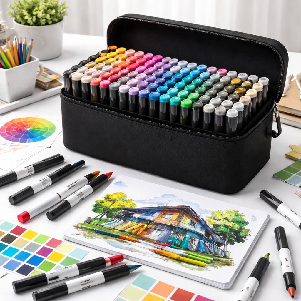 Alcohol Marker Set (80 Colours)