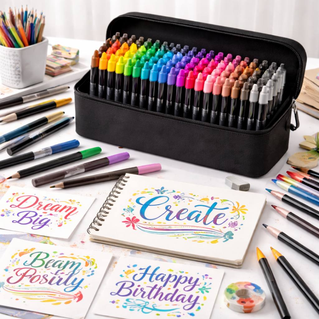 Calligraphy Marker Set (60 Pieces)